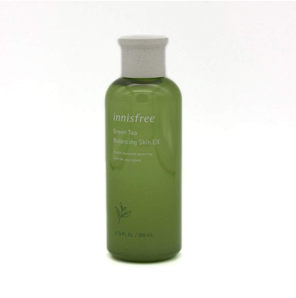 innisfree green tea balancing toner