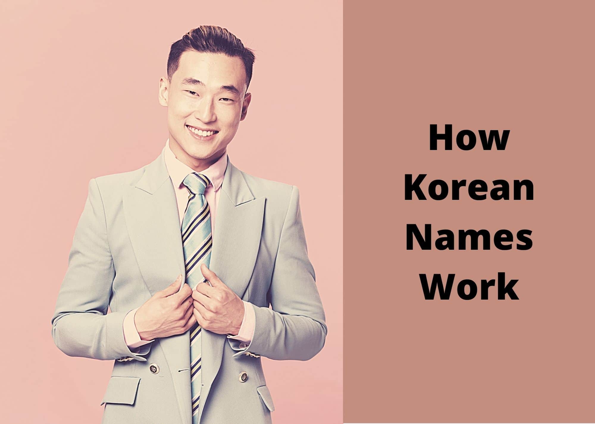 How Korean Names Work