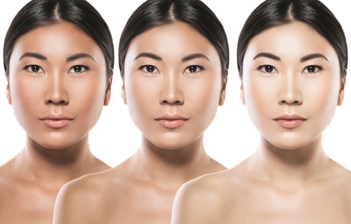what is considered dark skin in Korea