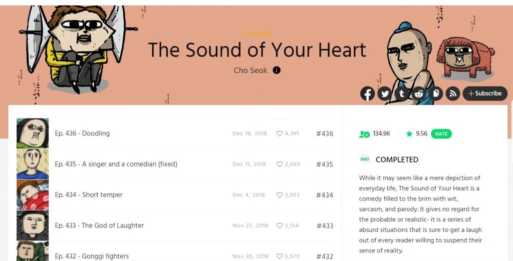 best korean webtoons in english
