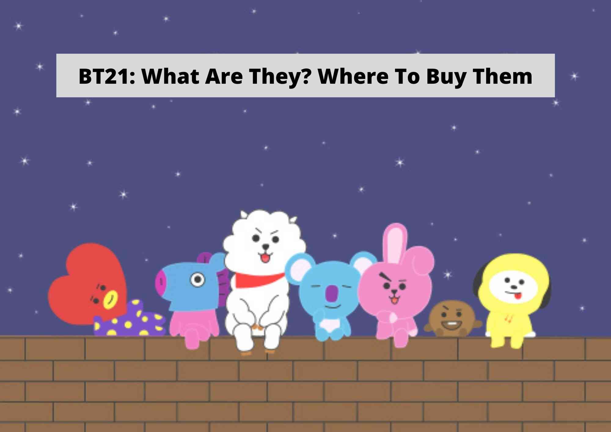 What are BT21 and where to buy them