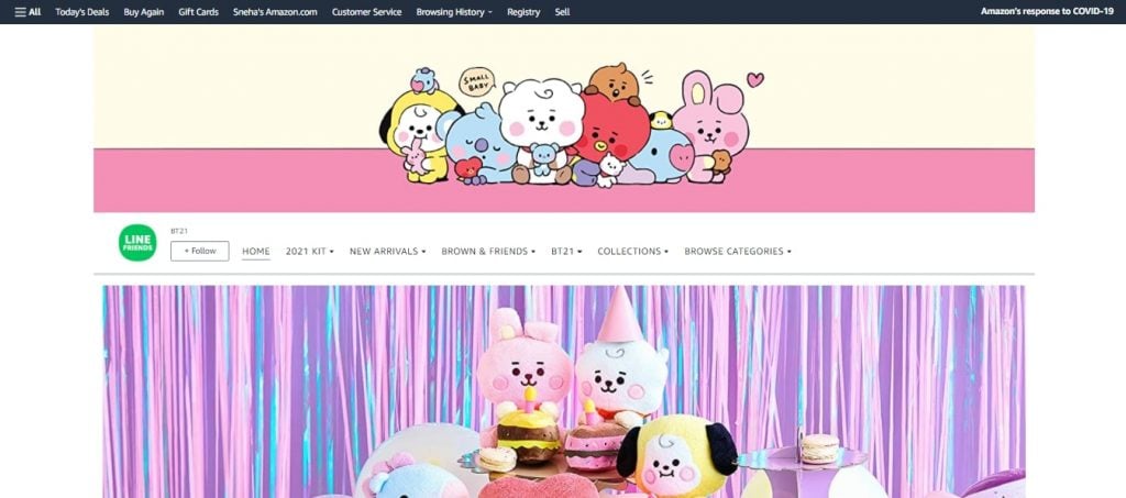 bt21 amazon store
