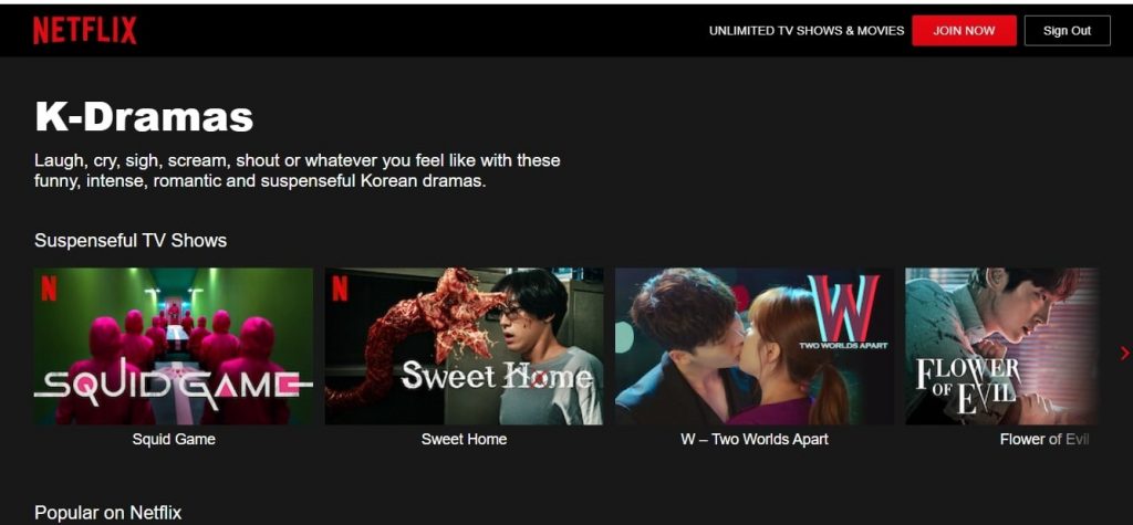 best korean drama on netflix