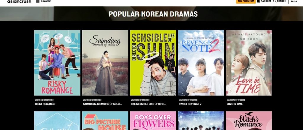 dramafever korean drama site