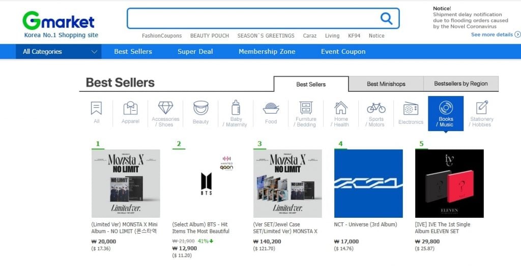 best online stores to buy kpop merch