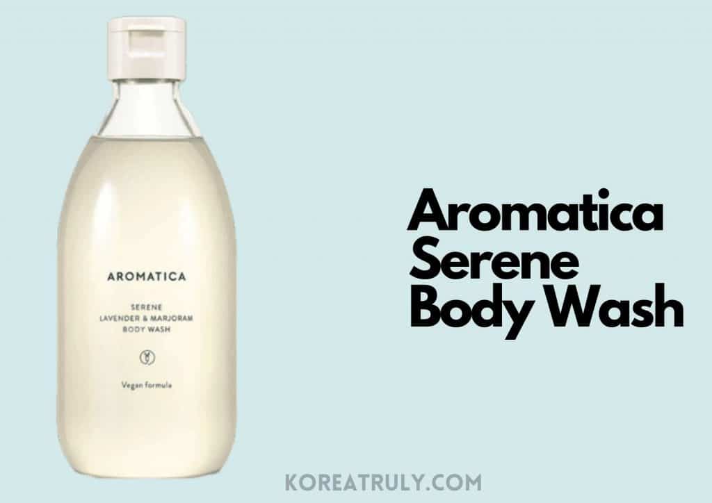 lactic acid Korean body wash