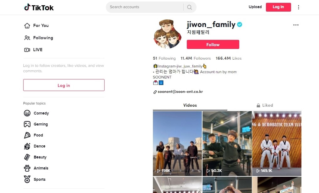 top korean tiktok users