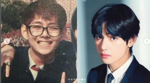how old was v when he started bts