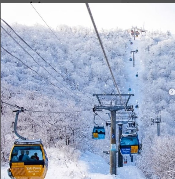 韓国最大のスキー場