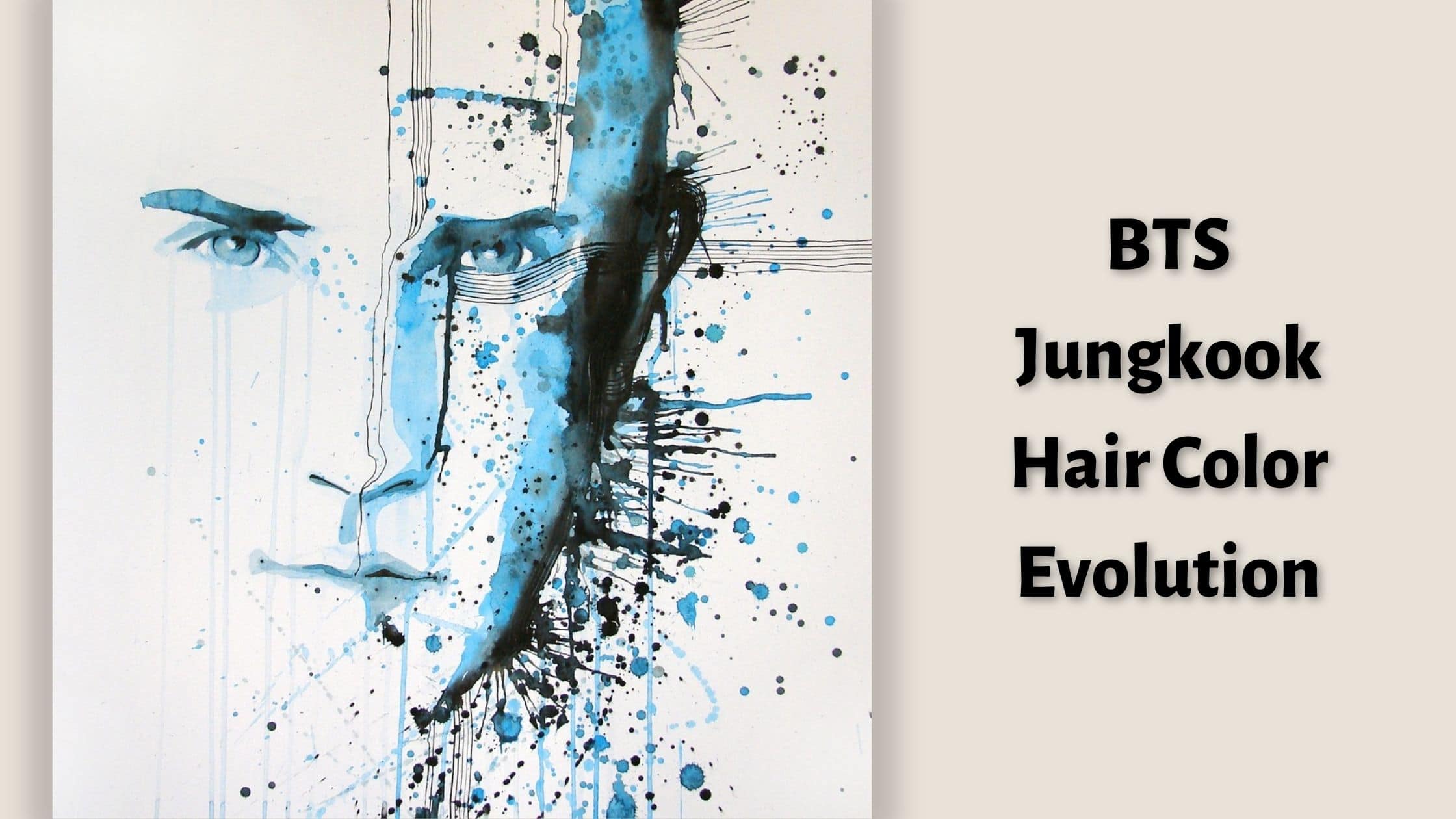 BTS Jungkook Hair Color Evolution