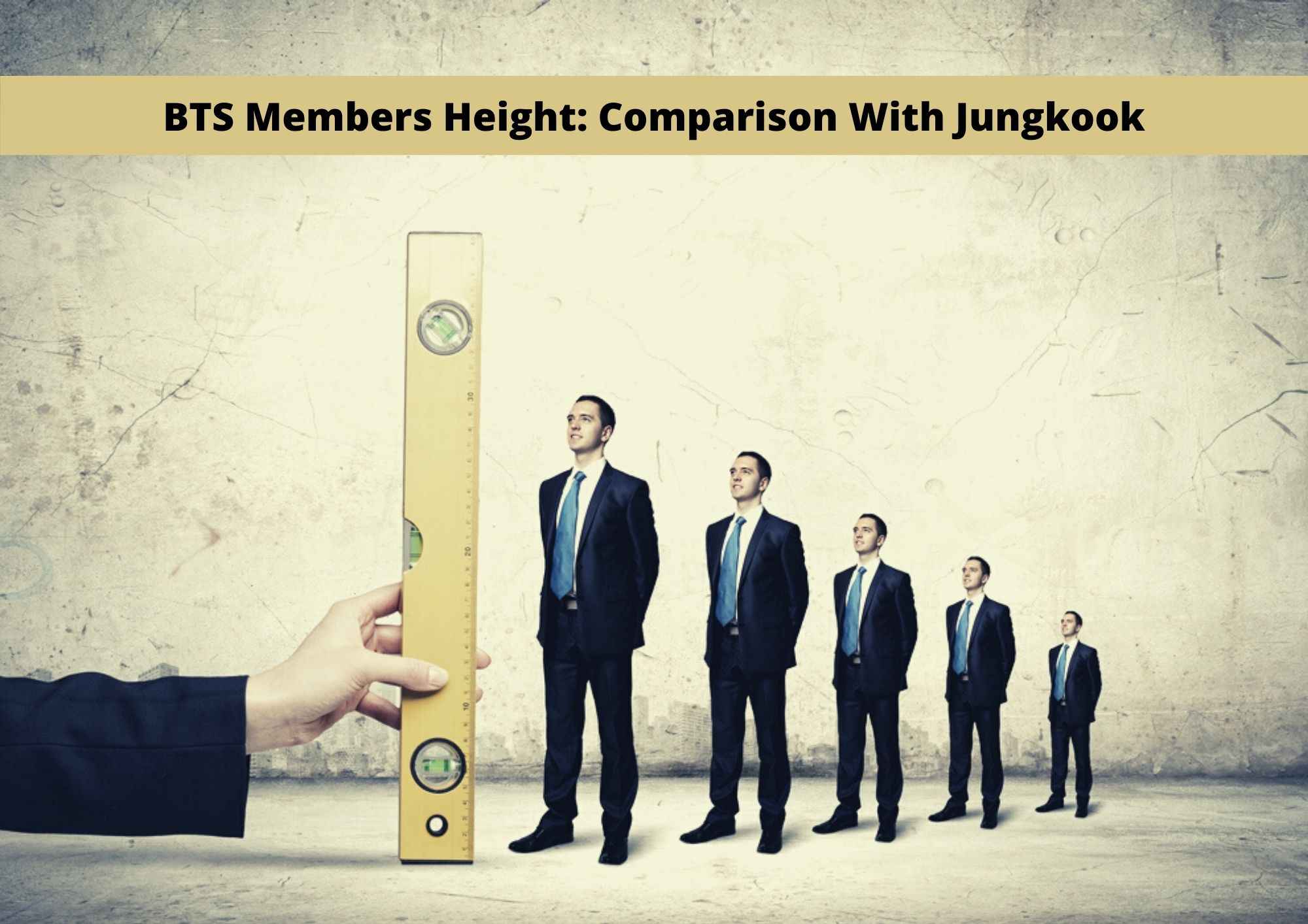 jungkook height comparison bts members