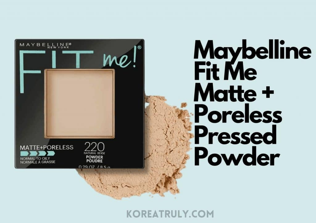 Maybelline Fit Me Matte Poreless Pressed Powder