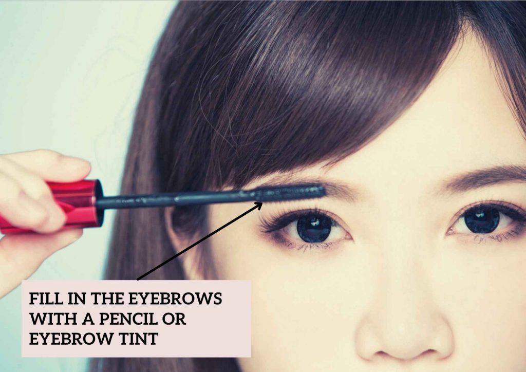 how to make eyebrows like korean