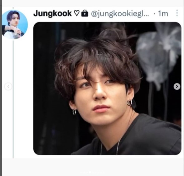 寝ぐせのあるヘアスタイル jungkook