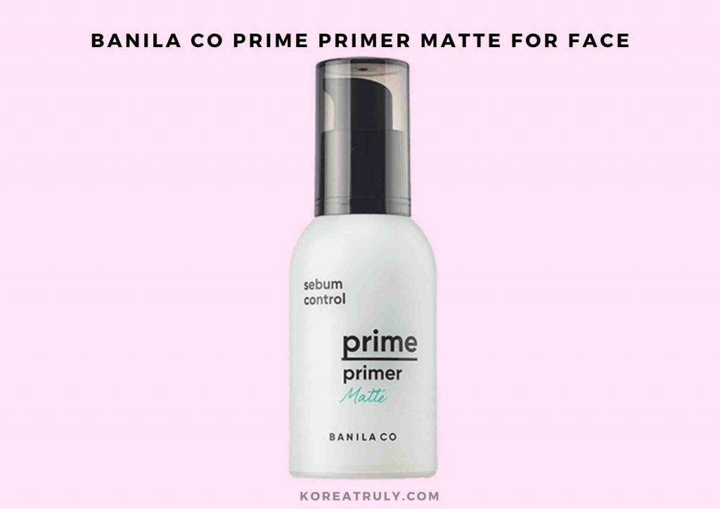 best korean primer oily skin