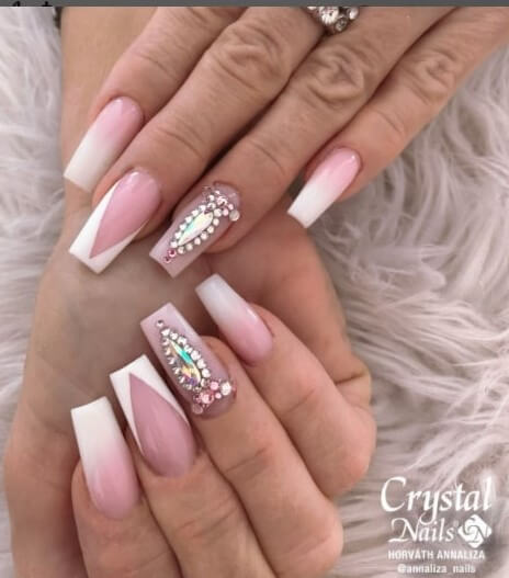 Korean nail art design