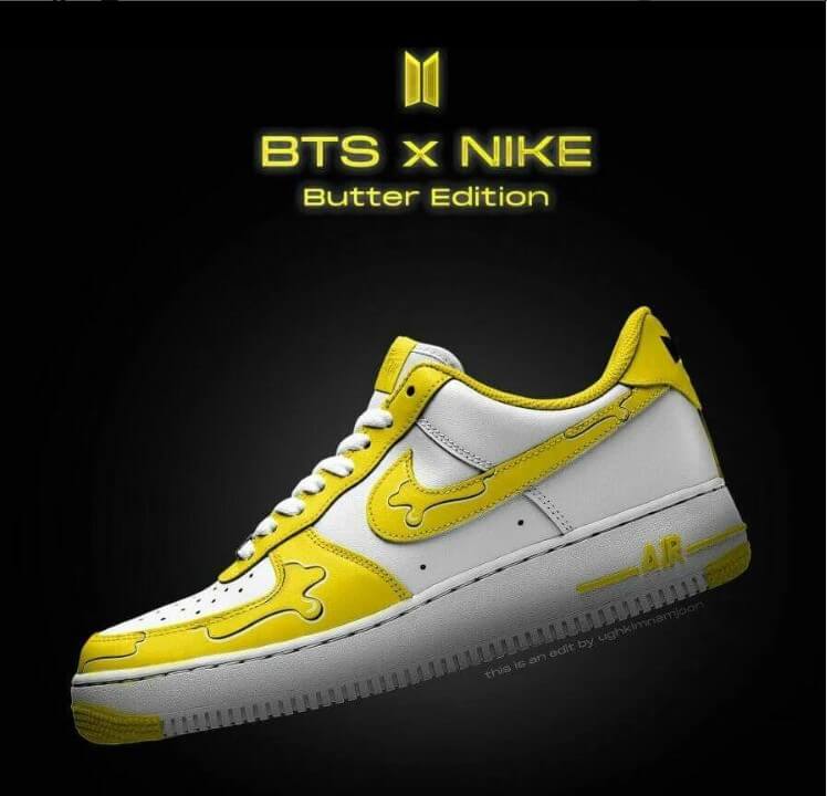 bts nike collab shoes