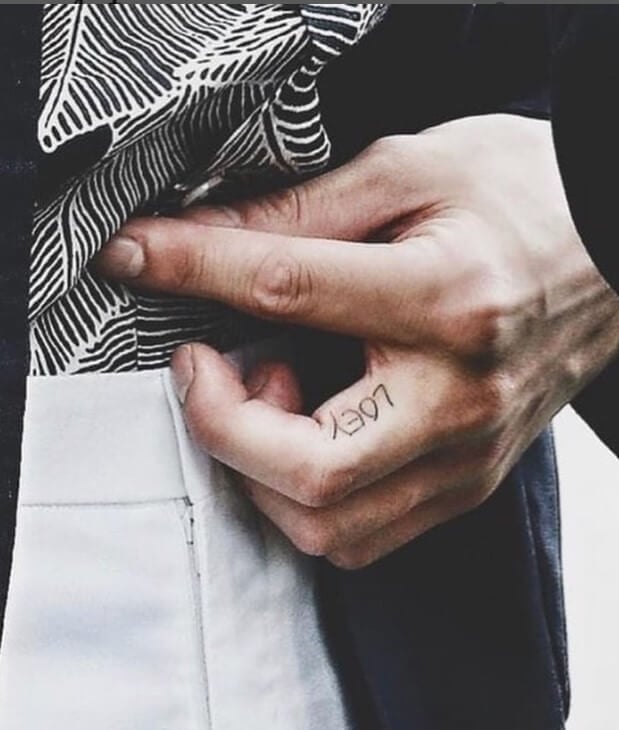 chanyeol tattoo loey