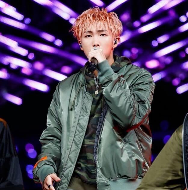 When did RM have silver hair?