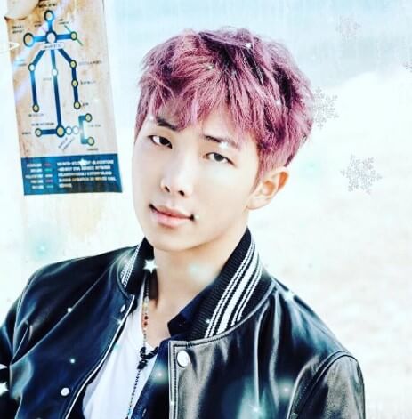 When did RM dye his hair?