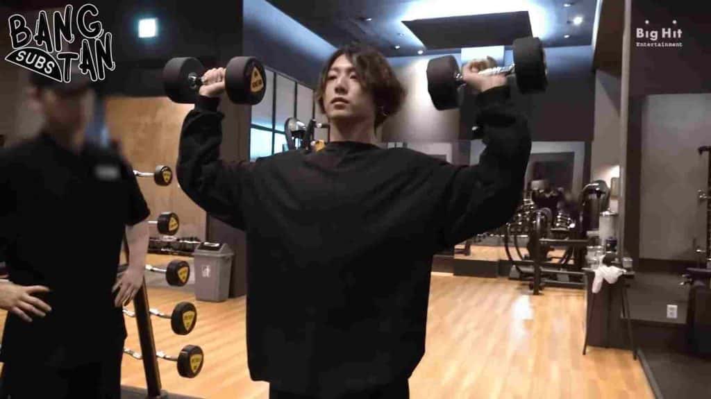 jungkook exercise routine