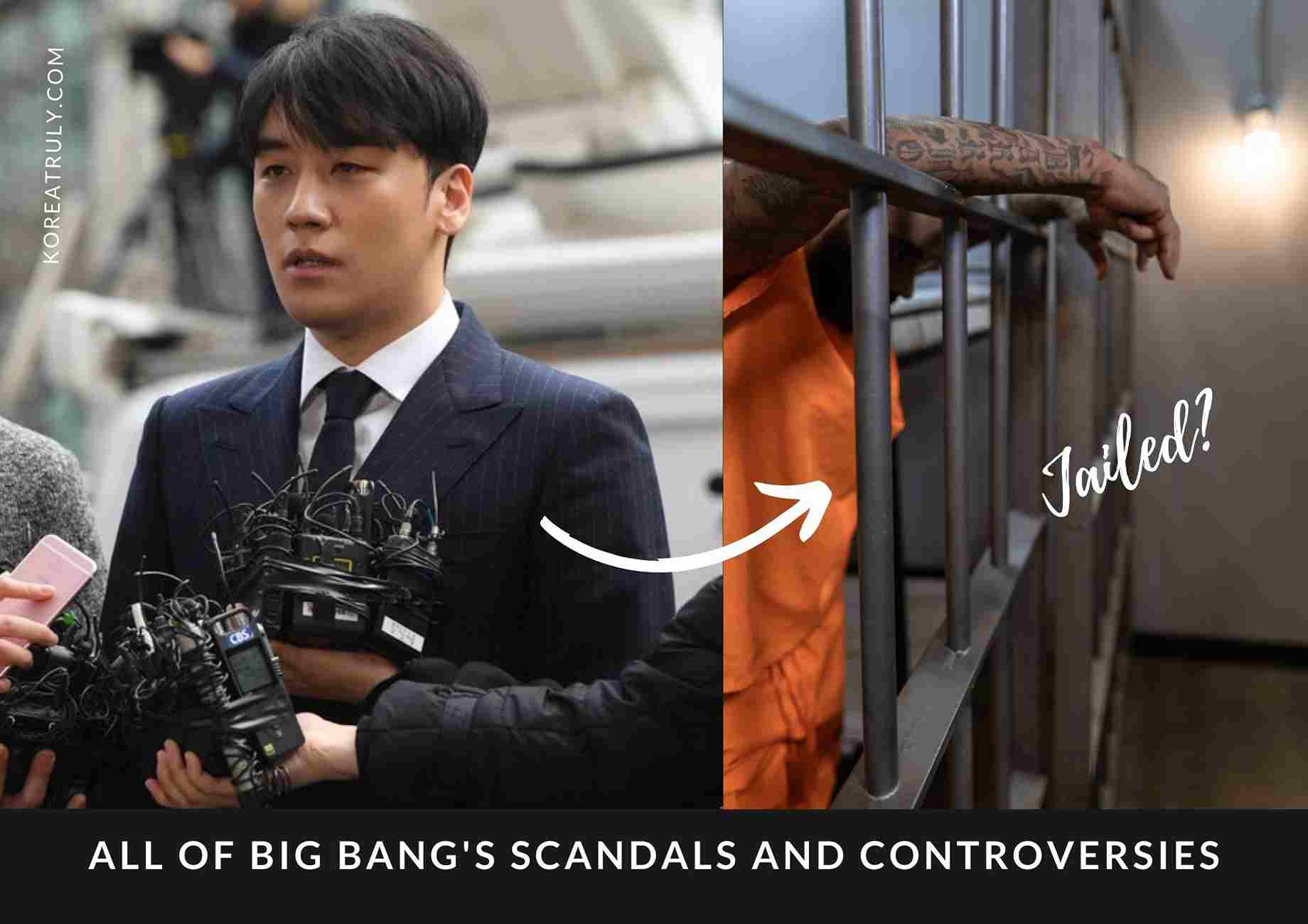 List Of Big Bang Scandals