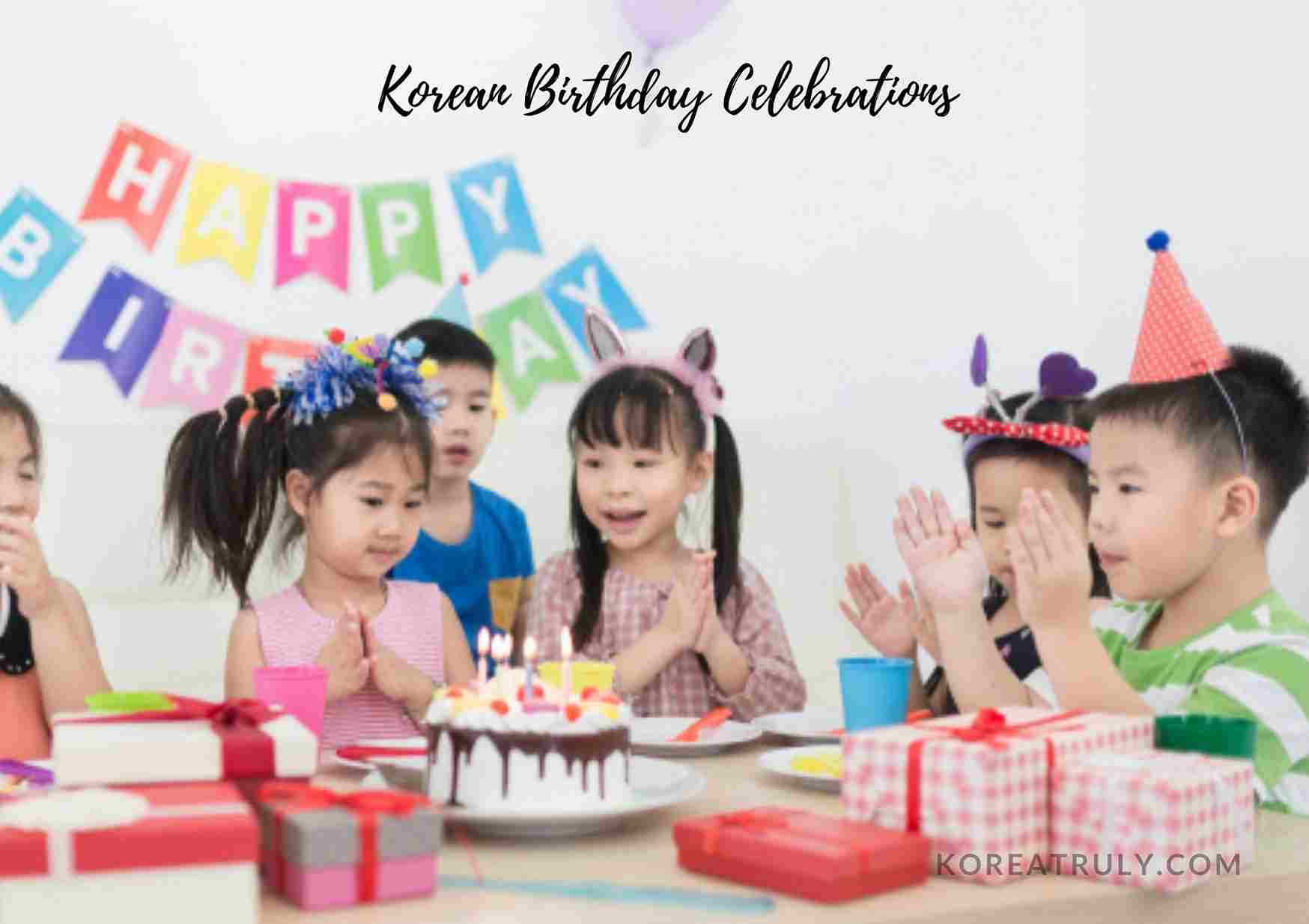 Korean birthdays customs traditions