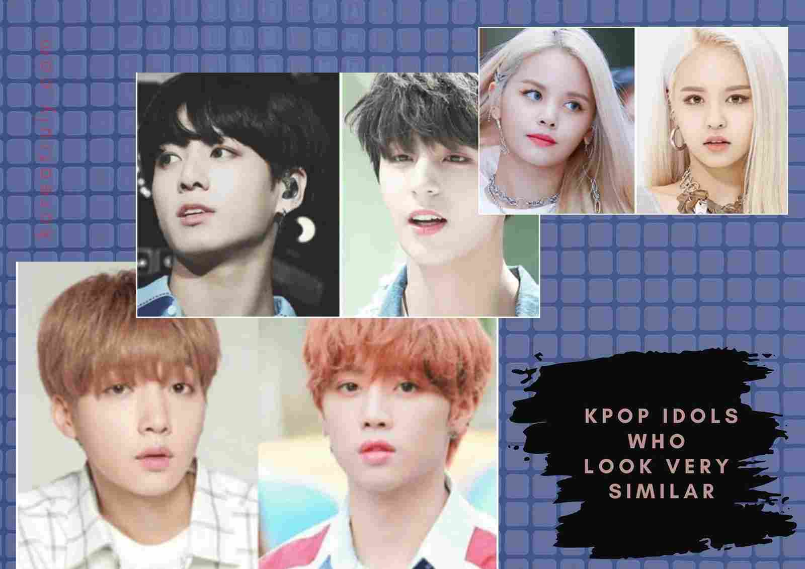 k-Pop Idol Pairs Who Look Very Similar to One Another