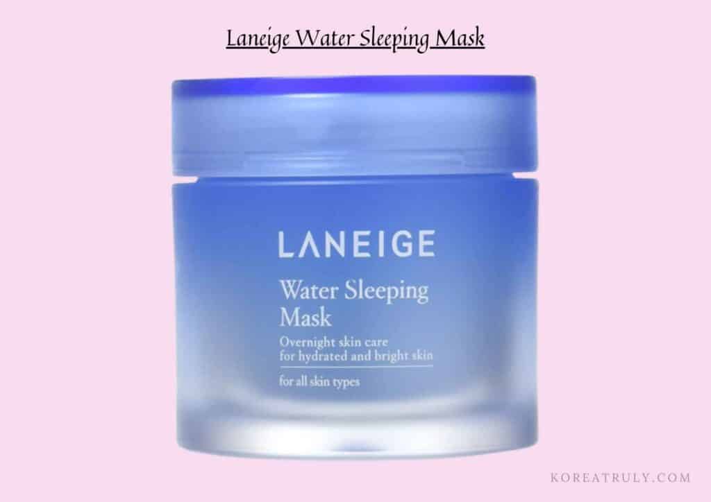 Korean sleeping masks skincare
