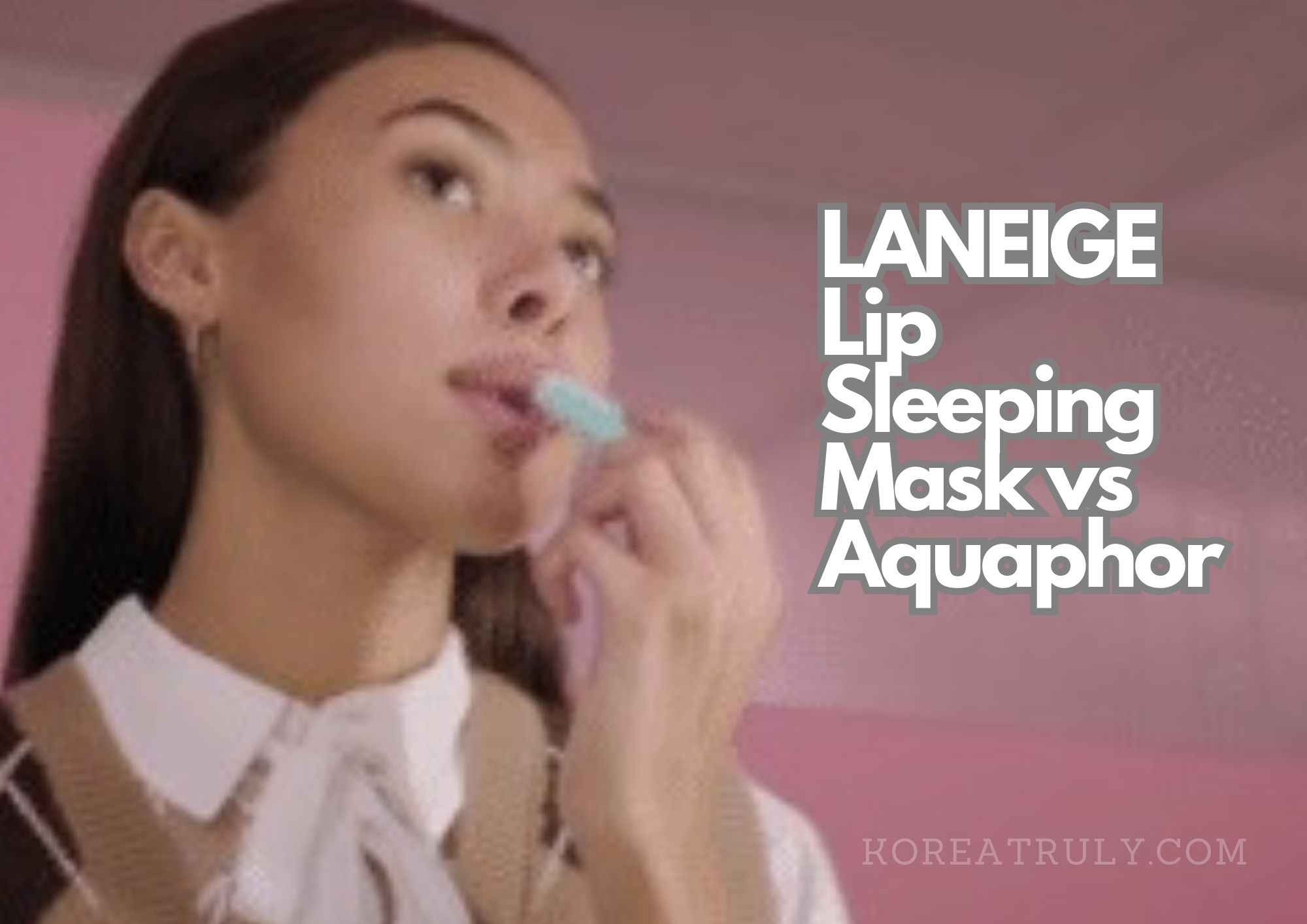 LANEIGE リップスリーピングマスク vs アクアフォー